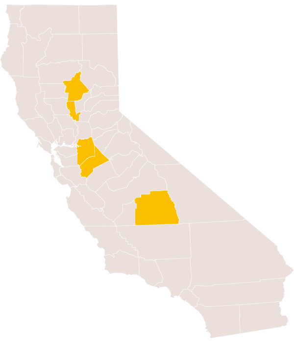 mapa cultivo nueces de calfornia